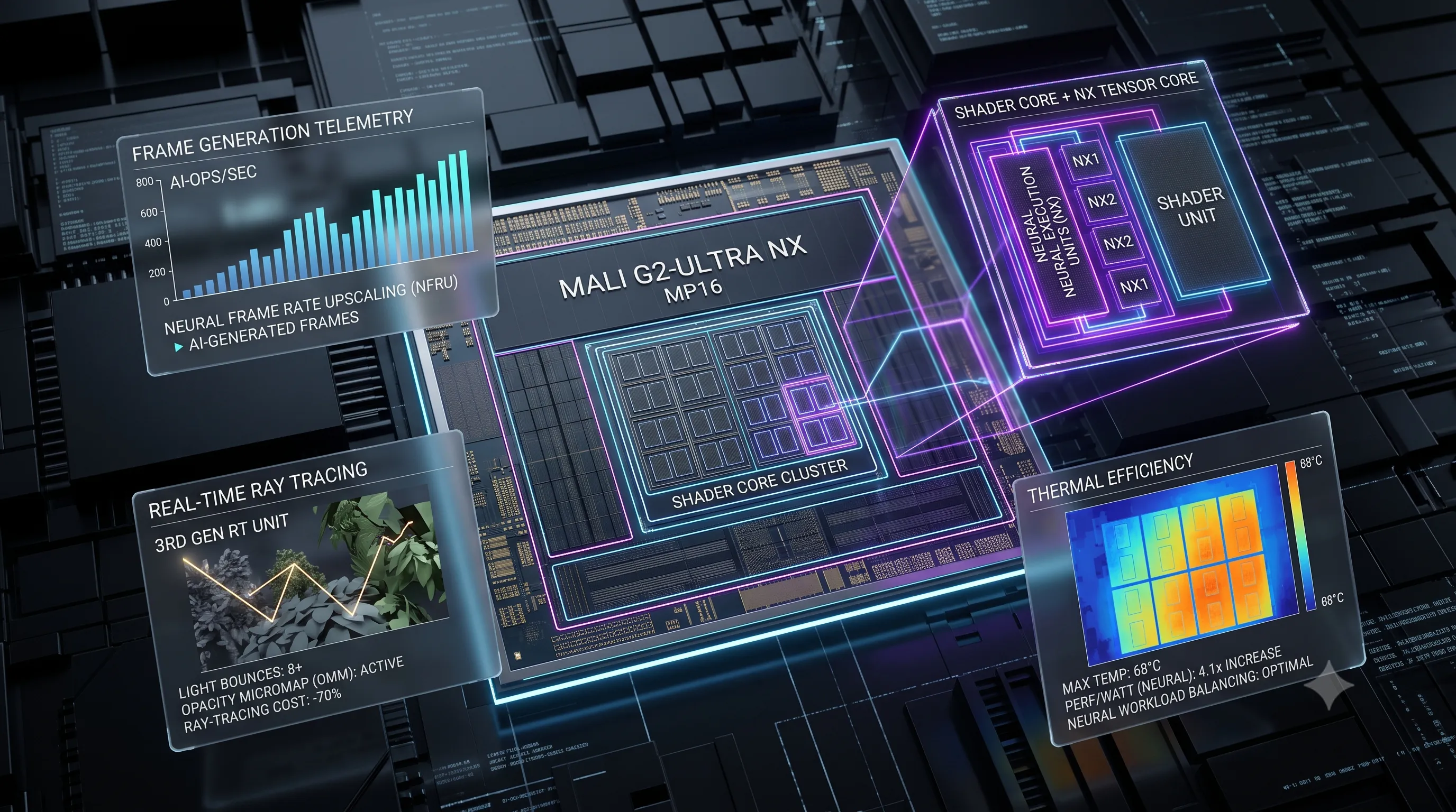Arm Unveils Mali G2-Ultra NX GPU: Bringing AI-Native Neural Graphics and DLSS-Class Rendering to Mobile